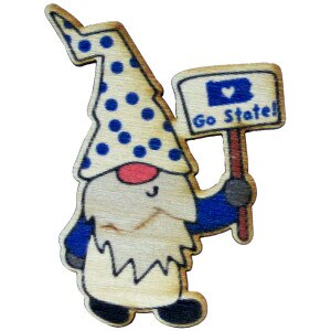 magnet gnome with Go State sign